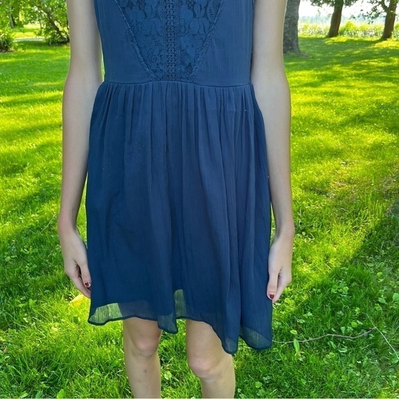 VERO Moda Blue Dress Size XS - Picture 5 of 7